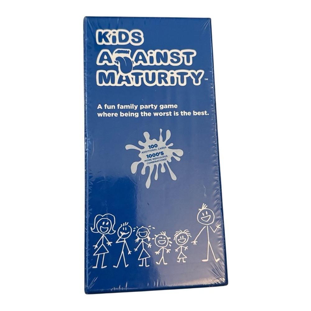 Kids Against Maturity Family Party Game - Blue
